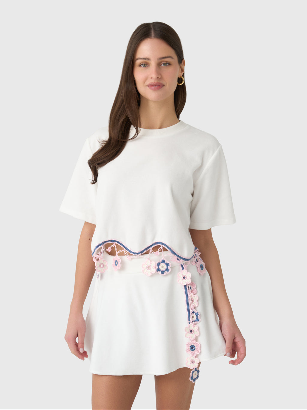 My Beachy Side Women's Peony Terry Top - Saint Bernard
