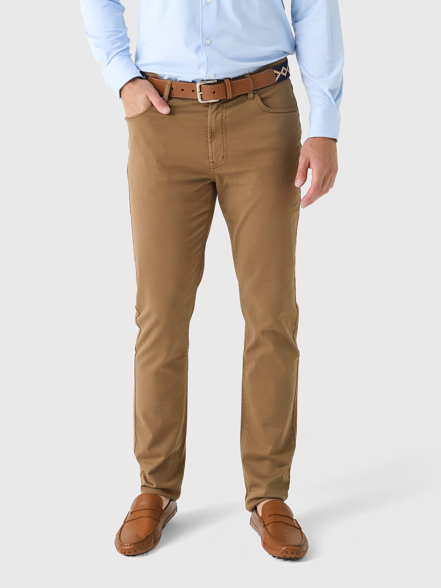 RYE51 Men's Vintage Flex Terry 5-Pocket Pant - Saint Bernard