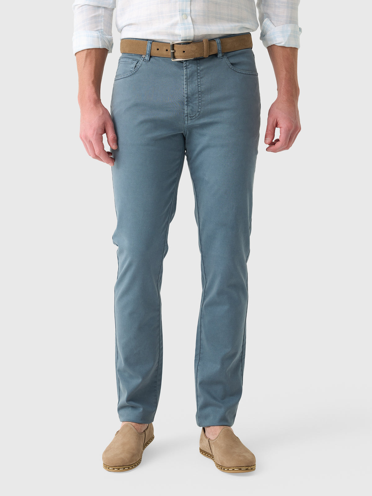 RYE51 Men's Vintage Flex Terry 5-Pocket Pant - Saint Bernard