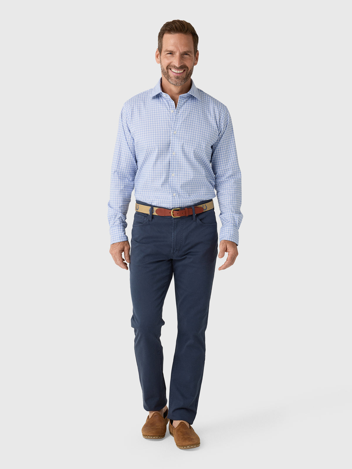 RYE51 Men's Vintage Flex Terry 5-Pocket Pant - Saint Bernard