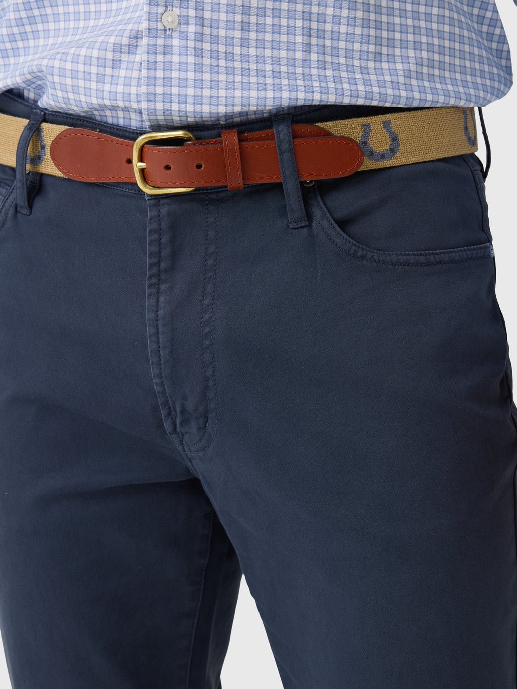 RYE51 Men's Vintage Flex Terry 5-Pocket Pant - Saint Bernard