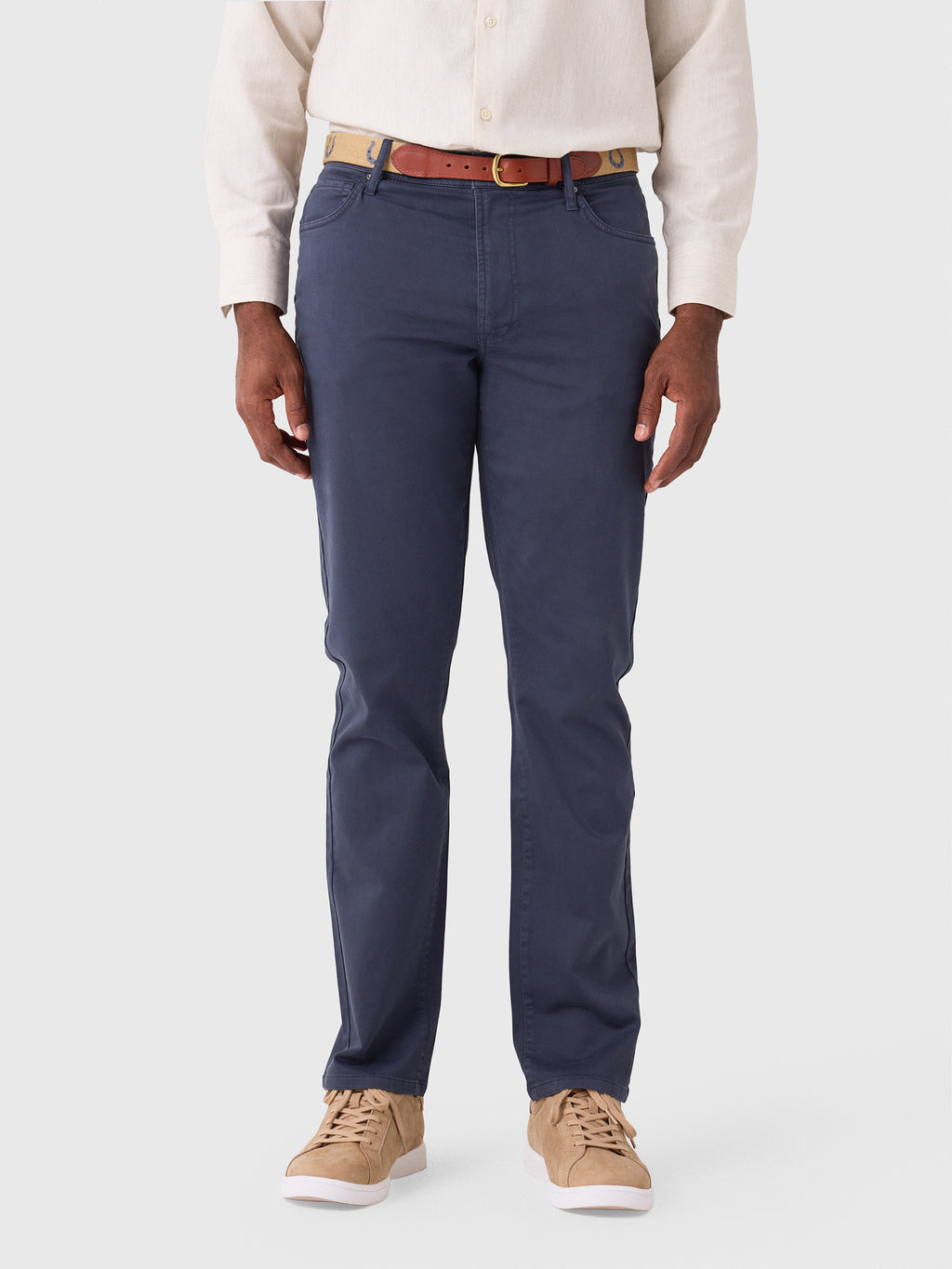RYE51 Men's Vintage Flex Terry 5-Pocket Pant - Saint Bernard