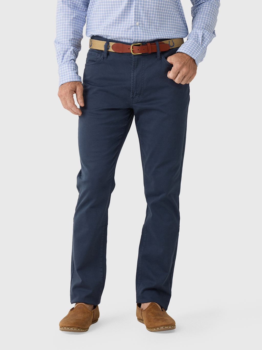 RYE51 Men's Vintage Flex Terry 5-Pocket Pant - Saint Bernard