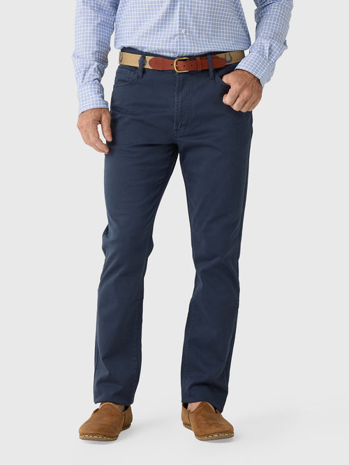 RYE51 Men's Vintage Flex Terry 5-Pocket Pant - Saint Bernard