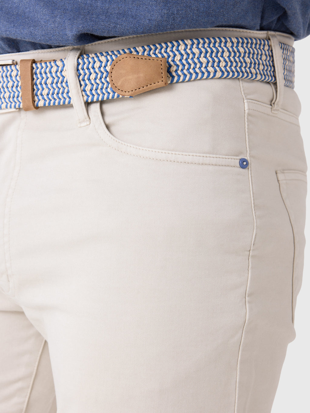 RYE51 Men's Vintage Flex Terry 5-Pocket Pant - Saint Bernard
