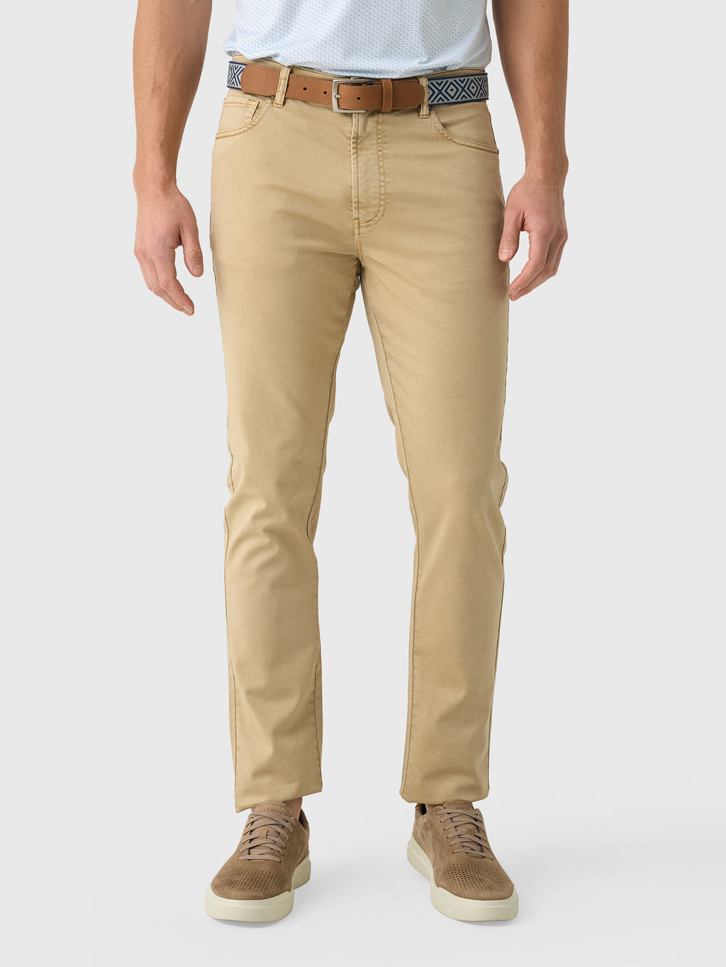 RYE51 Men's Vintage Flex Terry 5-Pocket Pant - Saint Bernard