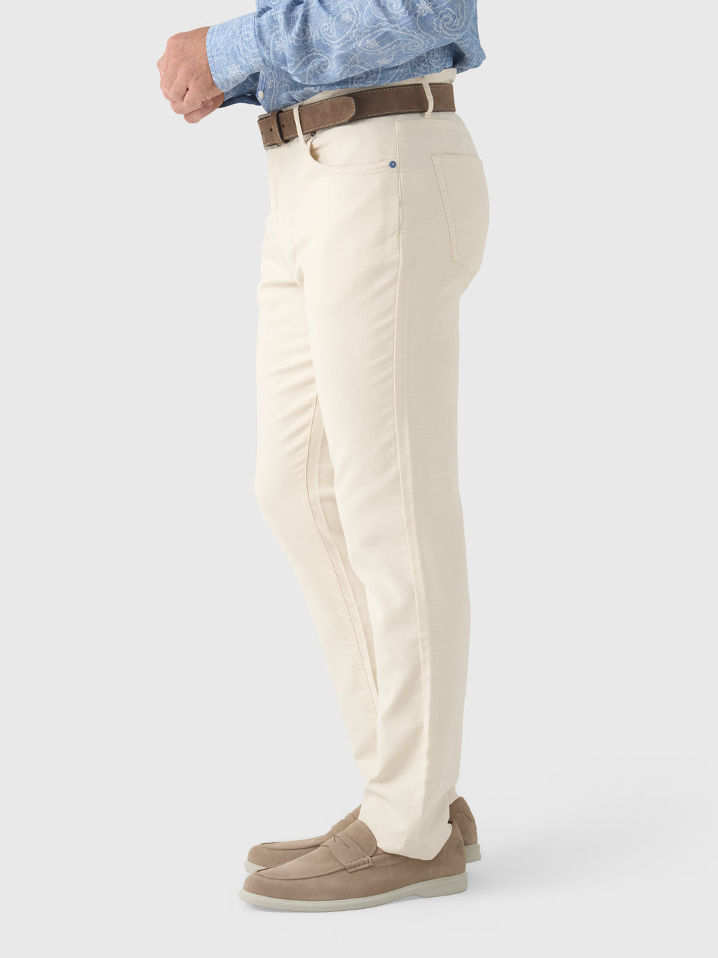Rye51 Men's Feather Terry 5-Pocket Pant - Saint Bernard