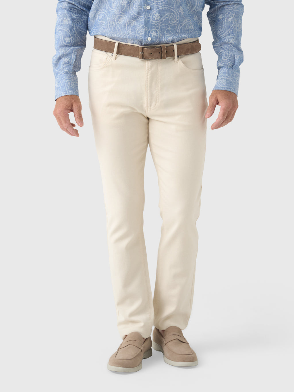 Rye51 Men's Feather Terry 5-Pocket Pant - Saint Bernard