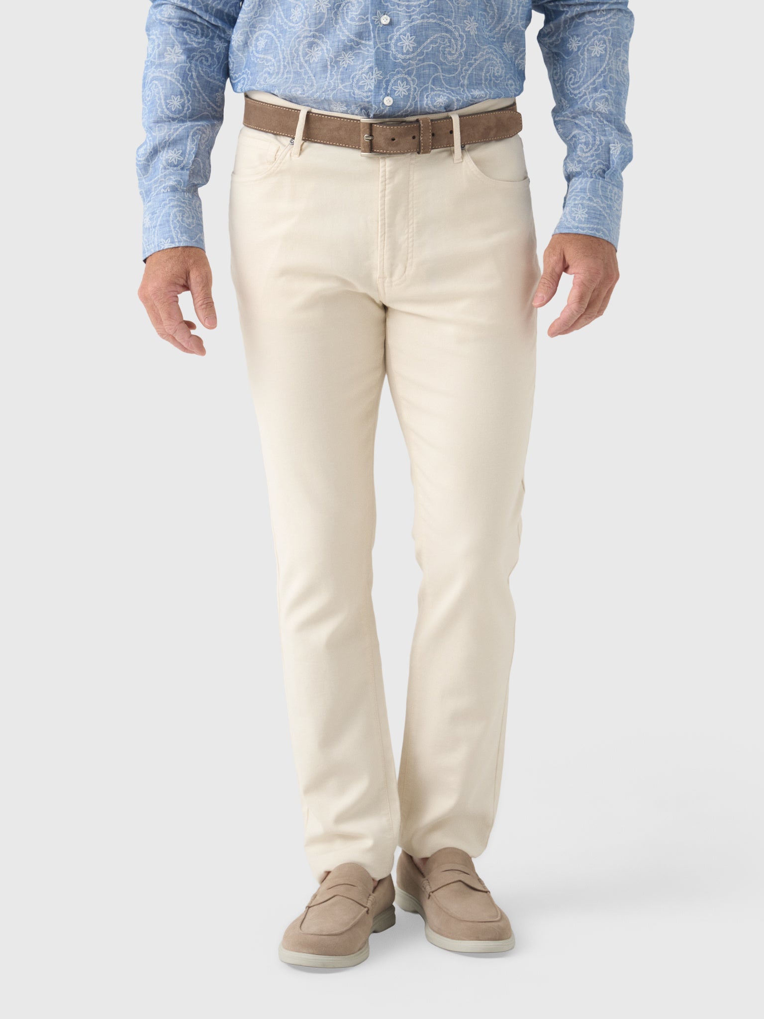 Rye51 Men's Feather Terry 5-Pocket Pant - Saint Bernard