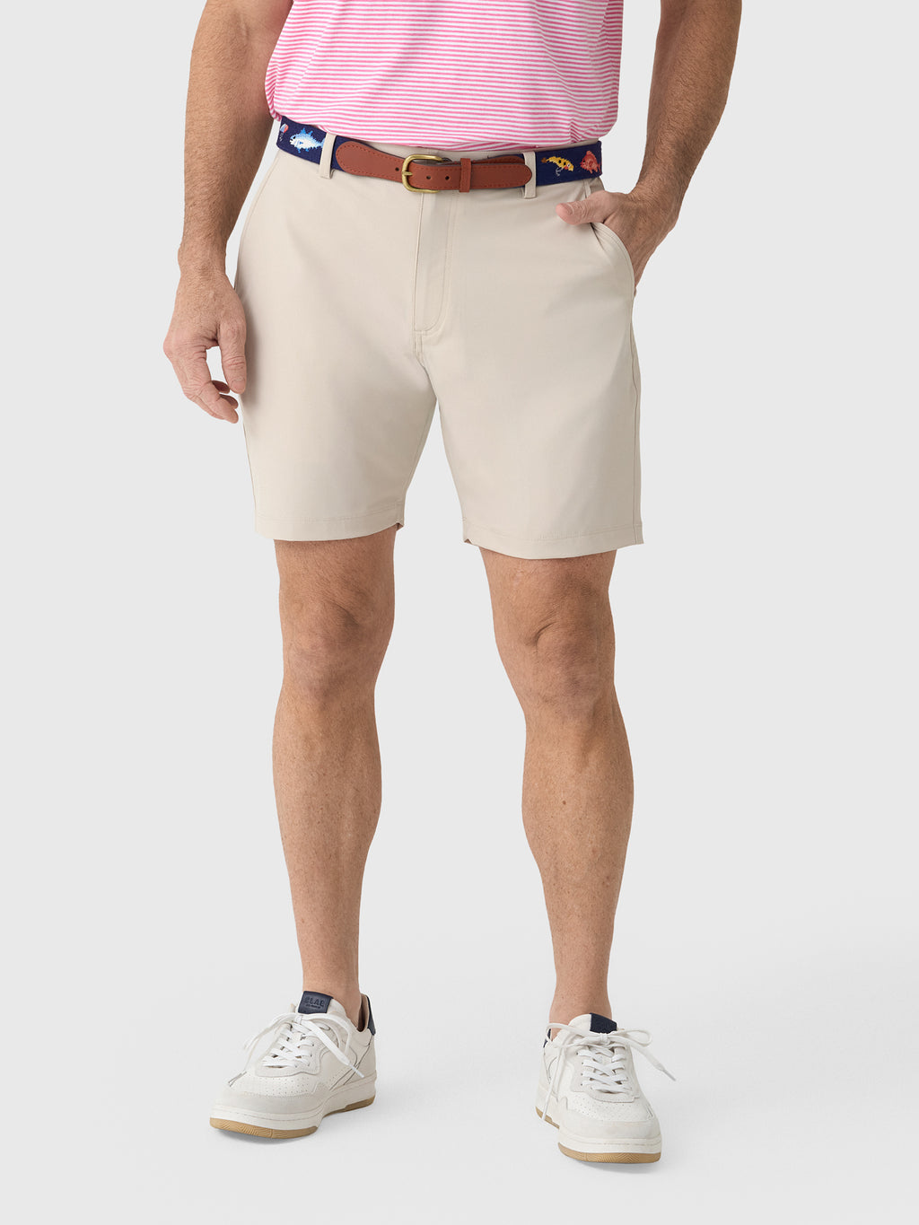Redvanly Men's Hanover 7.5" Pull-On Short - Saint Bernard