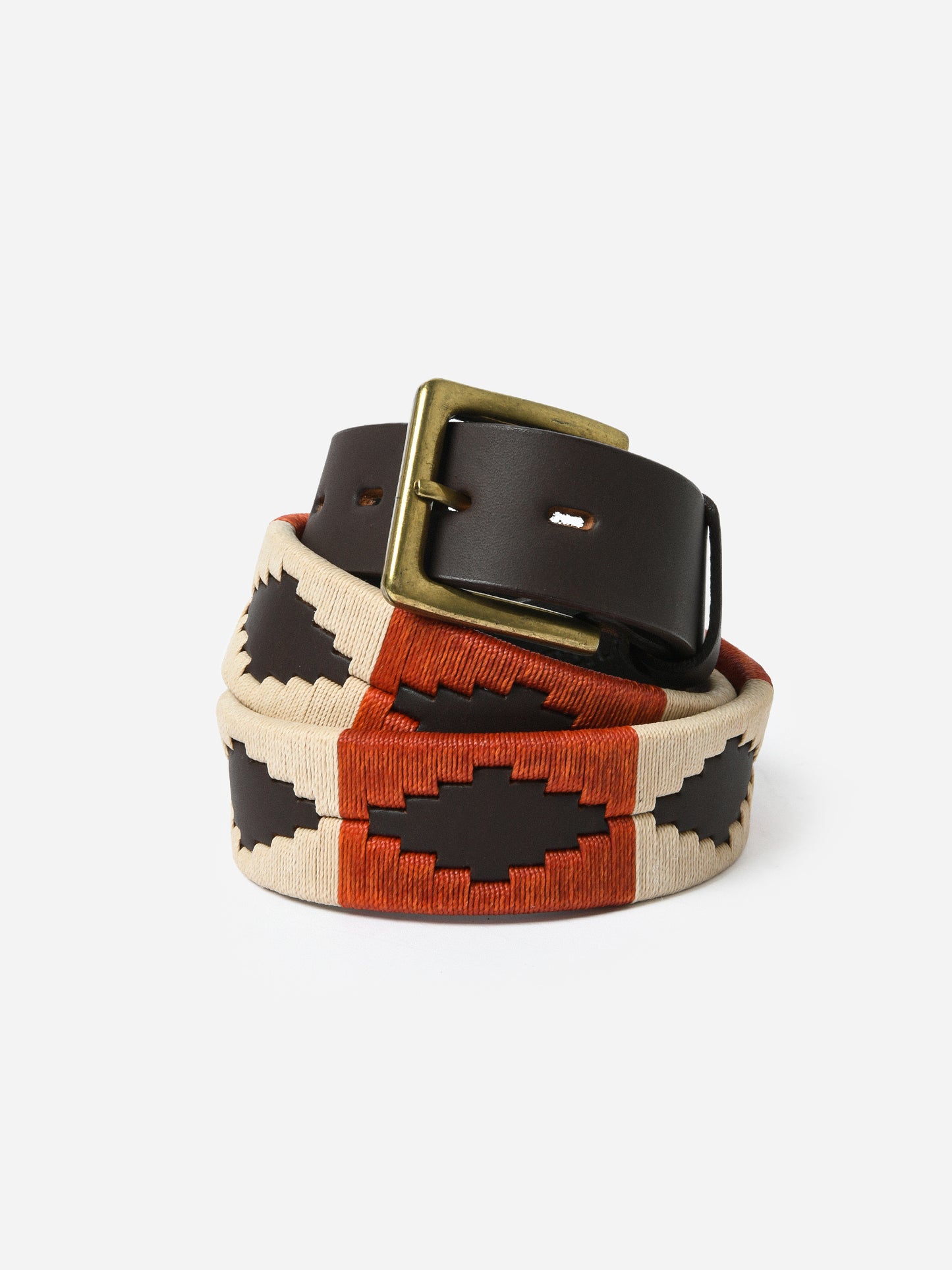 La Matera Men's Limited Edition: El Ranchero Polo Belt - Saint Bernard