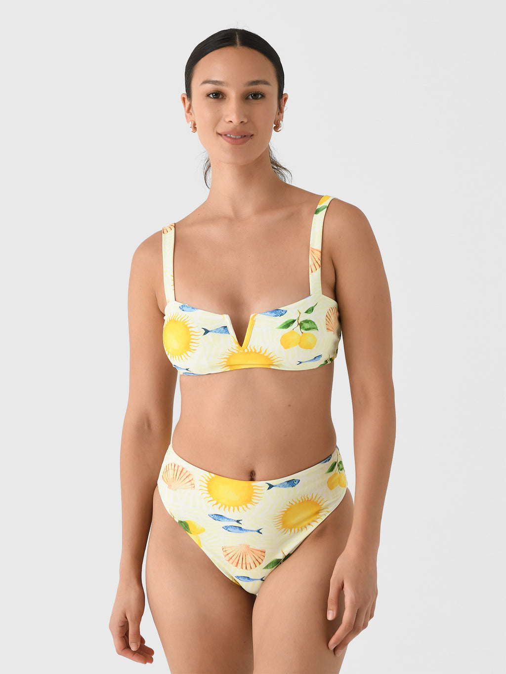 Citrine Women's Rani Bikini Top - Saint Bernard