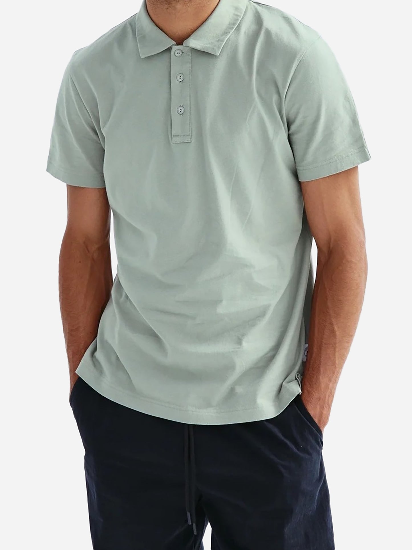 Reigning Champ Men's Lightweight Jersey Polo - Saint Bernard