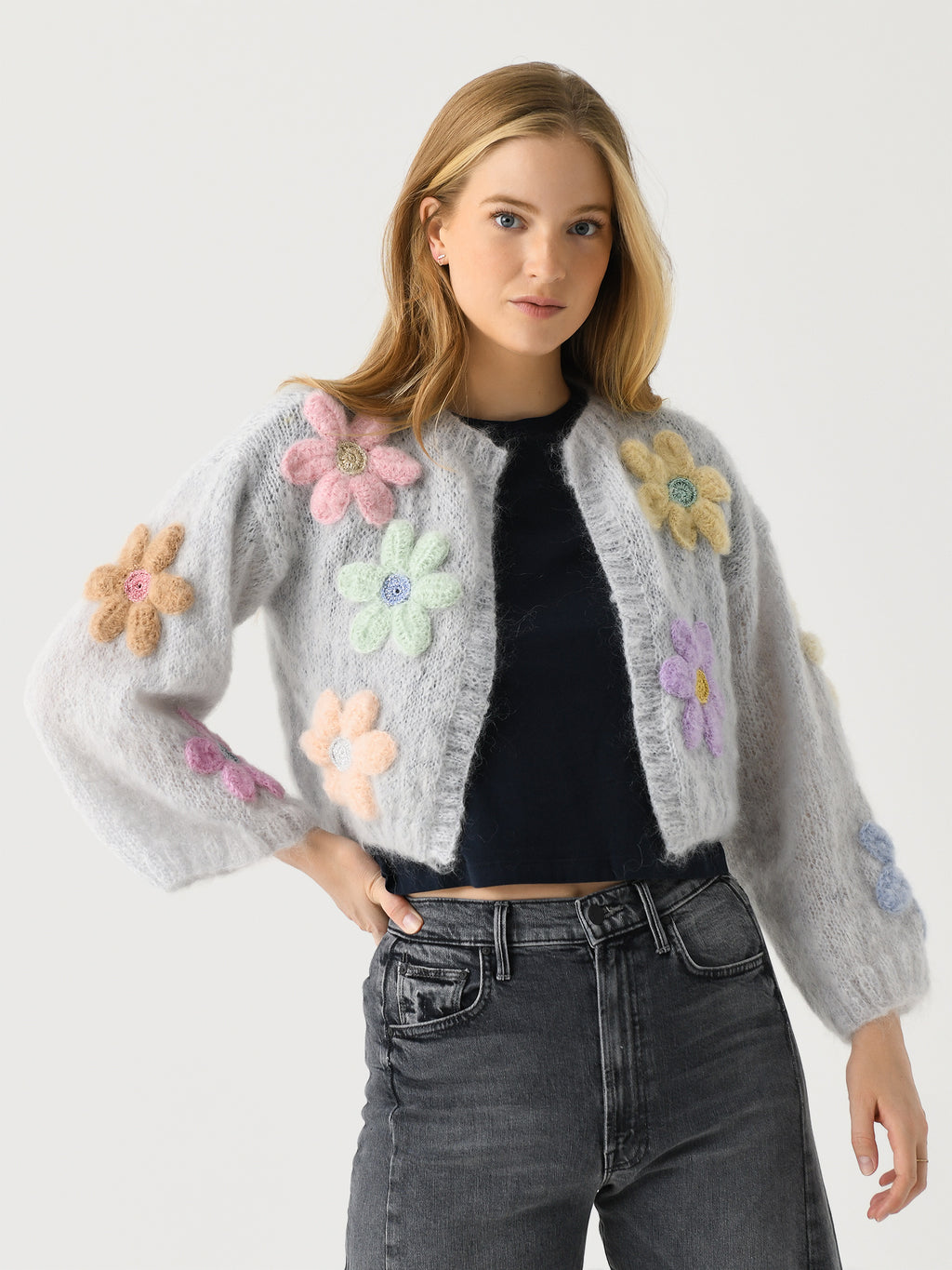 Rose Carmine Women's Free Flowers Bolero - Saint Bernard