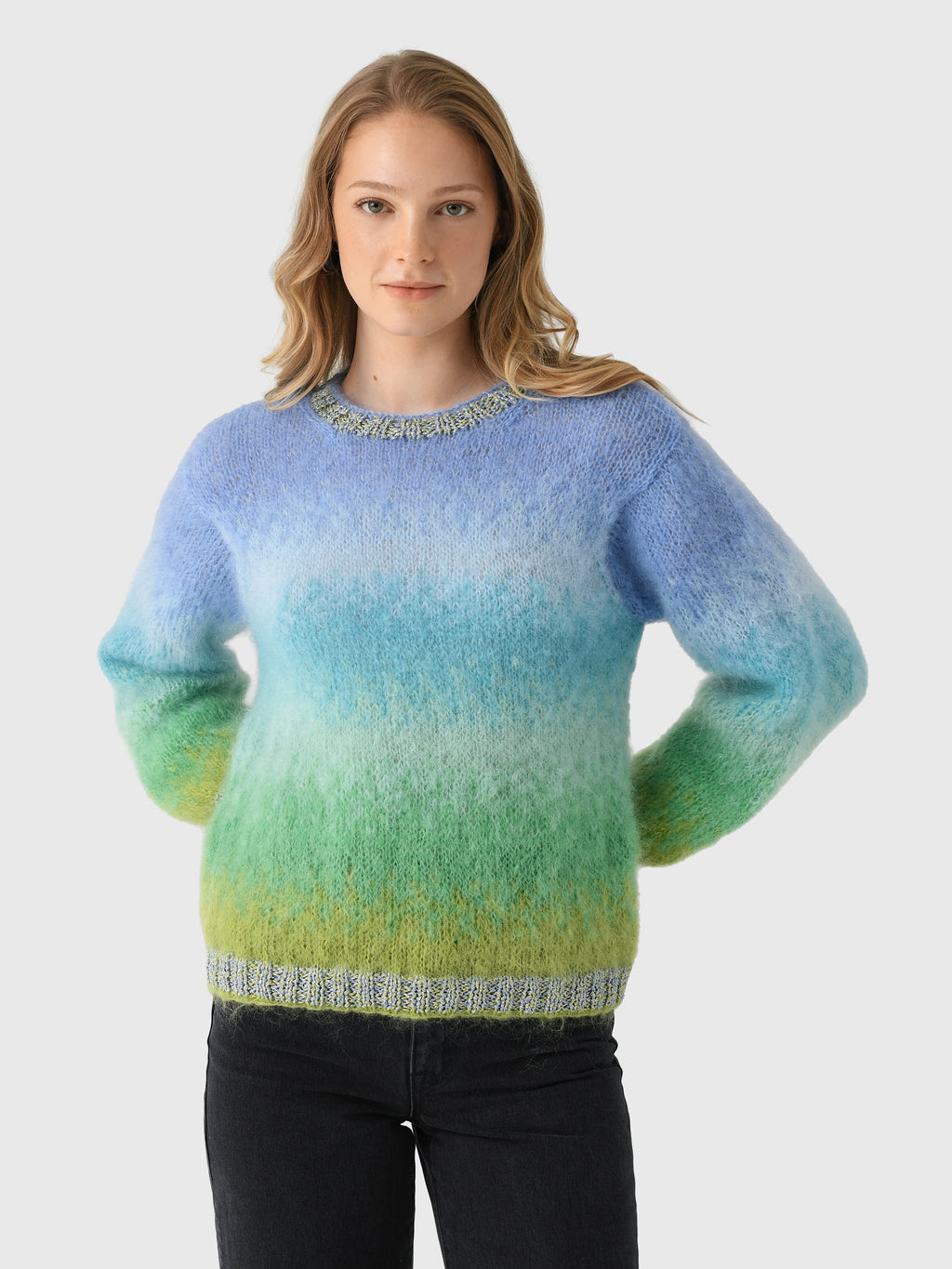 Rose Carmine Women's Tie Dye Sweater - Saint Bernard