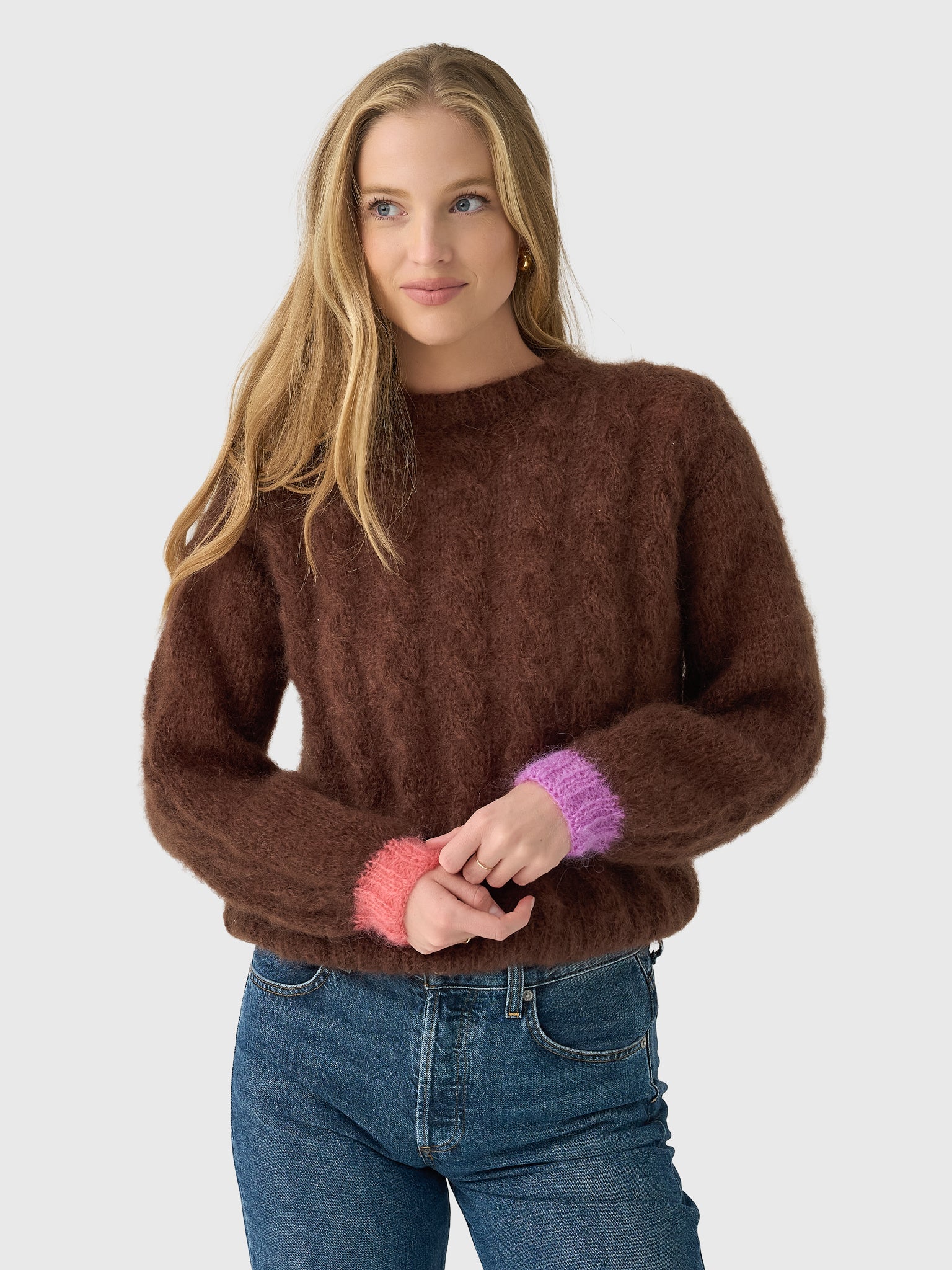 Rose Carmine Women's My Beautiful Sweater - Saint Bernard