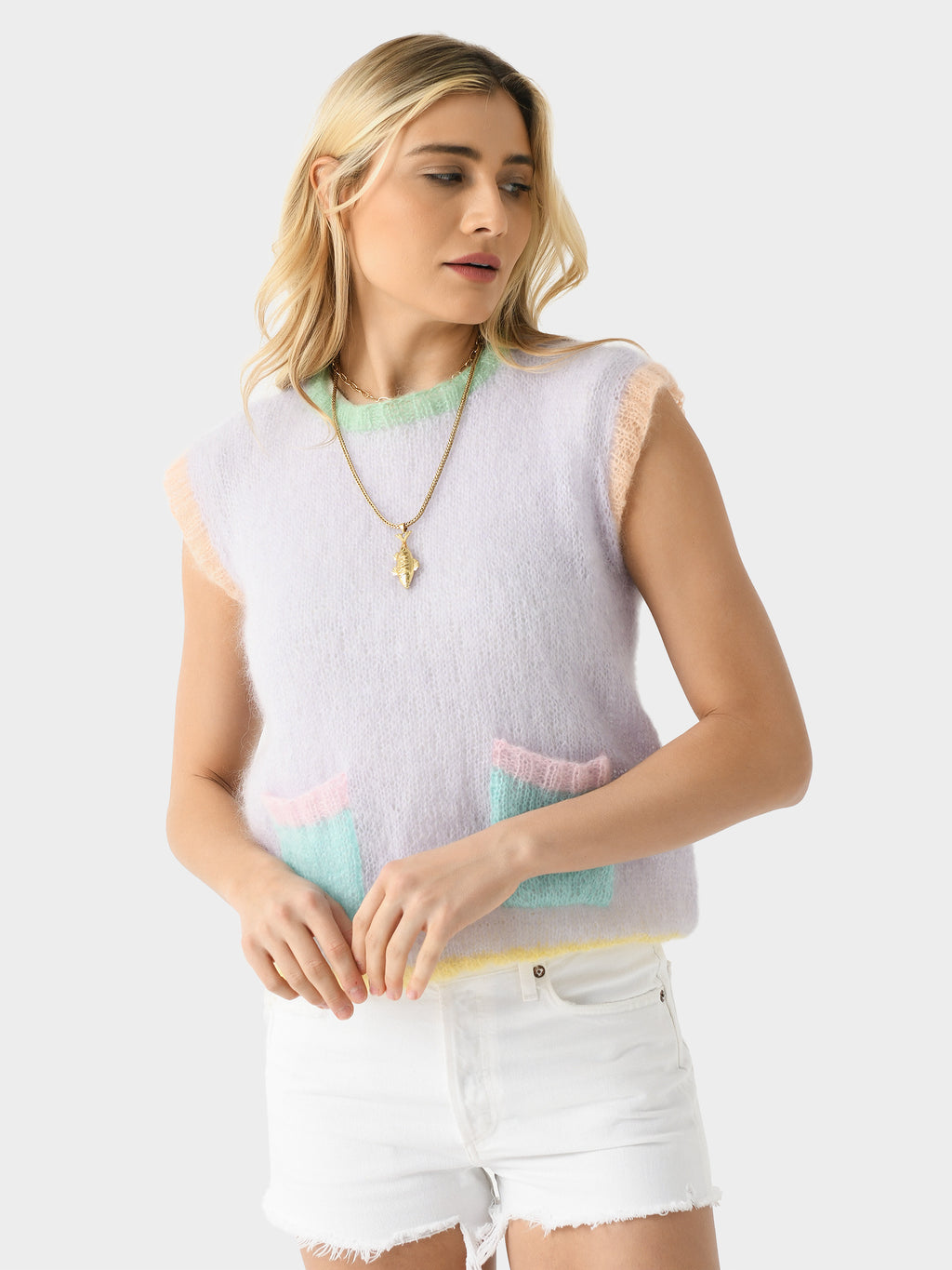 Rose Carmine Women's Sleeveless Candy Top - Saint Bernard