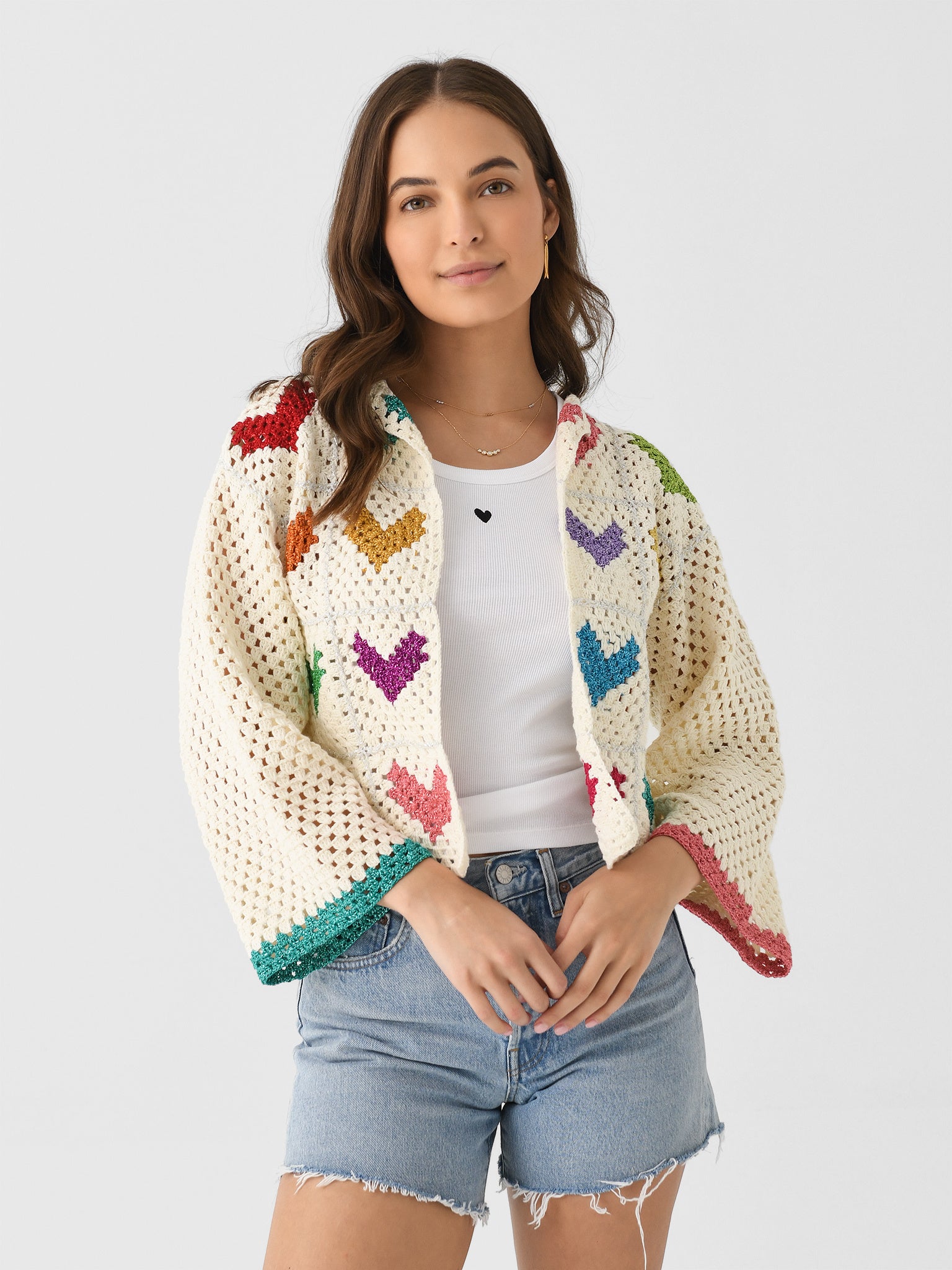 Rose Carmine Women's Mon Coeur Bolero - Saint Bernard
