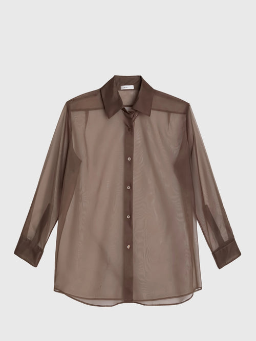 Renggli Women's Organza Button Up Shirt