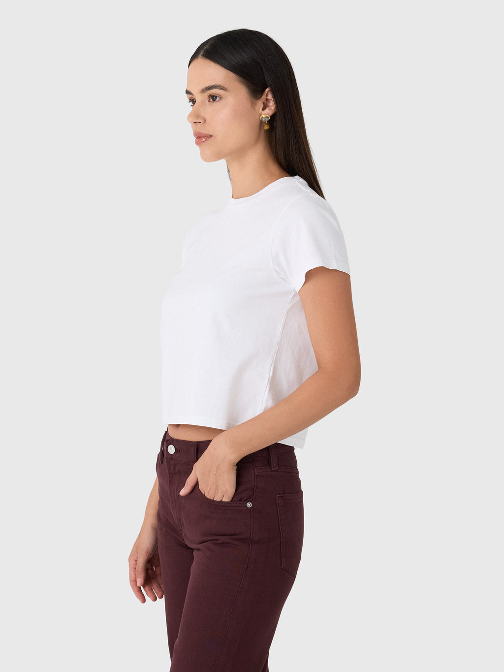 Renggli Women's Crop Tee - Saint Bernard