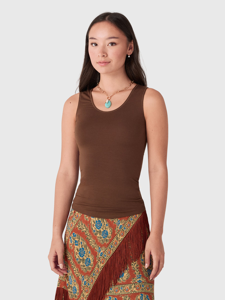 Renggli Women's Scoop Neck Tank - Saint Bernard