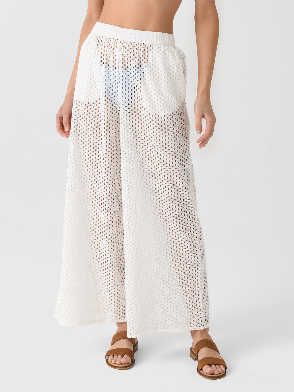 Solid + Striped Women's Eyelet Delaney Pant - Saint Bernard
