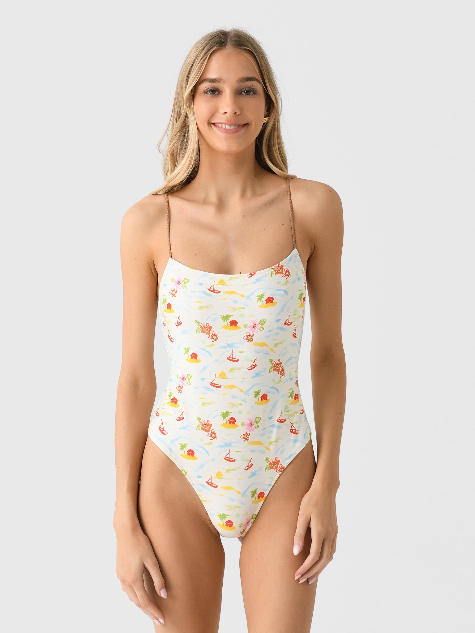 Solid + Striped Women's Renna One-Piece Swimsuit - Saint Bernard