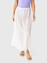 Solid + Striped Women's Eyelet Sydney Skirt - Saint Bernard