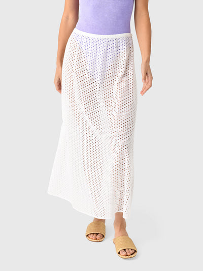 Solid + Striped Women's Eyelet Sydney Skirt - Saint Bernard