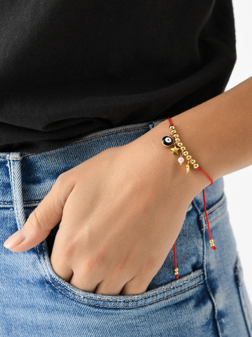 Alexa Leigh Red String Bracelet