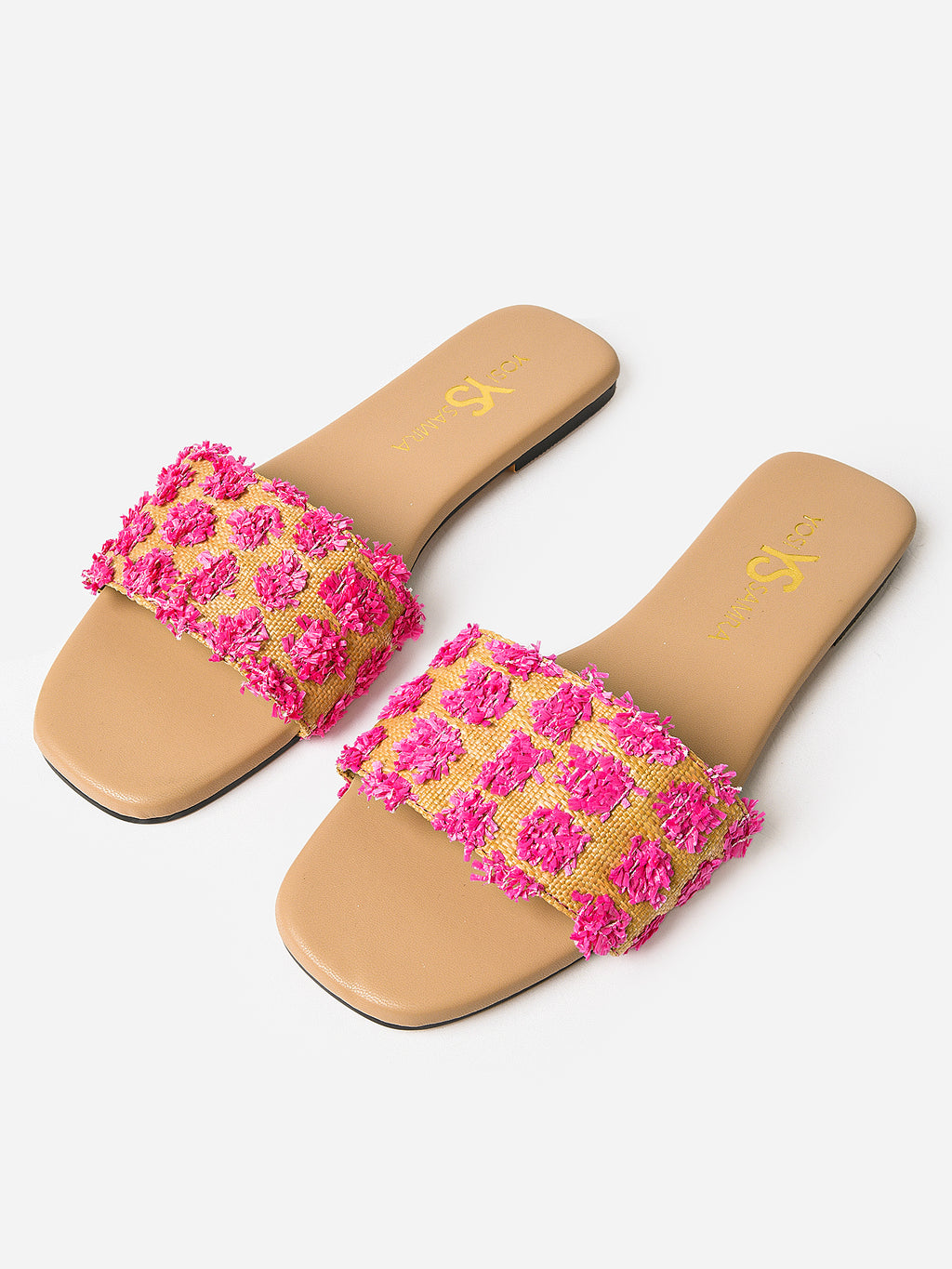 Yosi Samra Women's Reese Raffia Slide - Saint Bernard