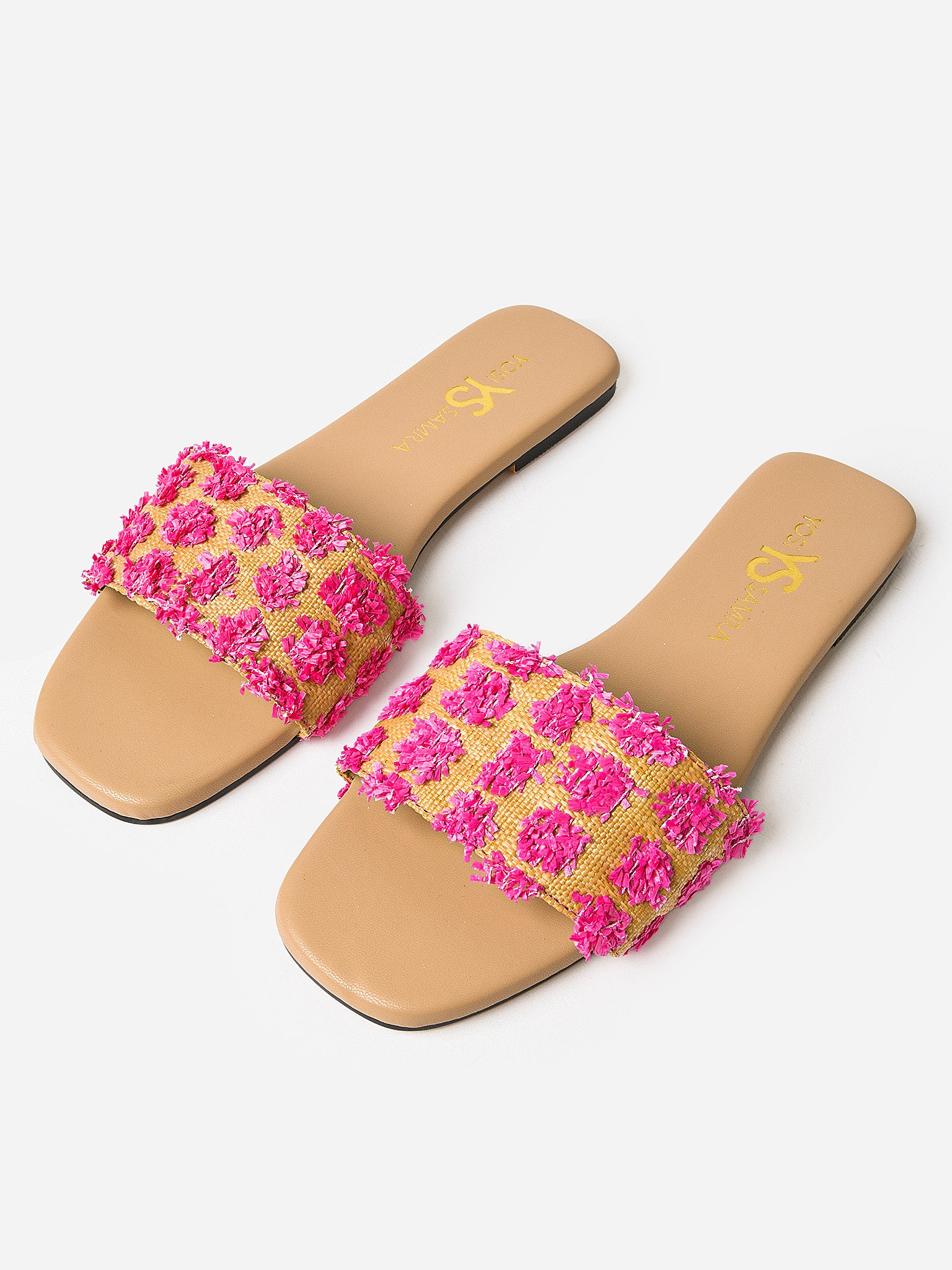 Yosi Samra Women's Reese Raffia Slide - Saint Bernard