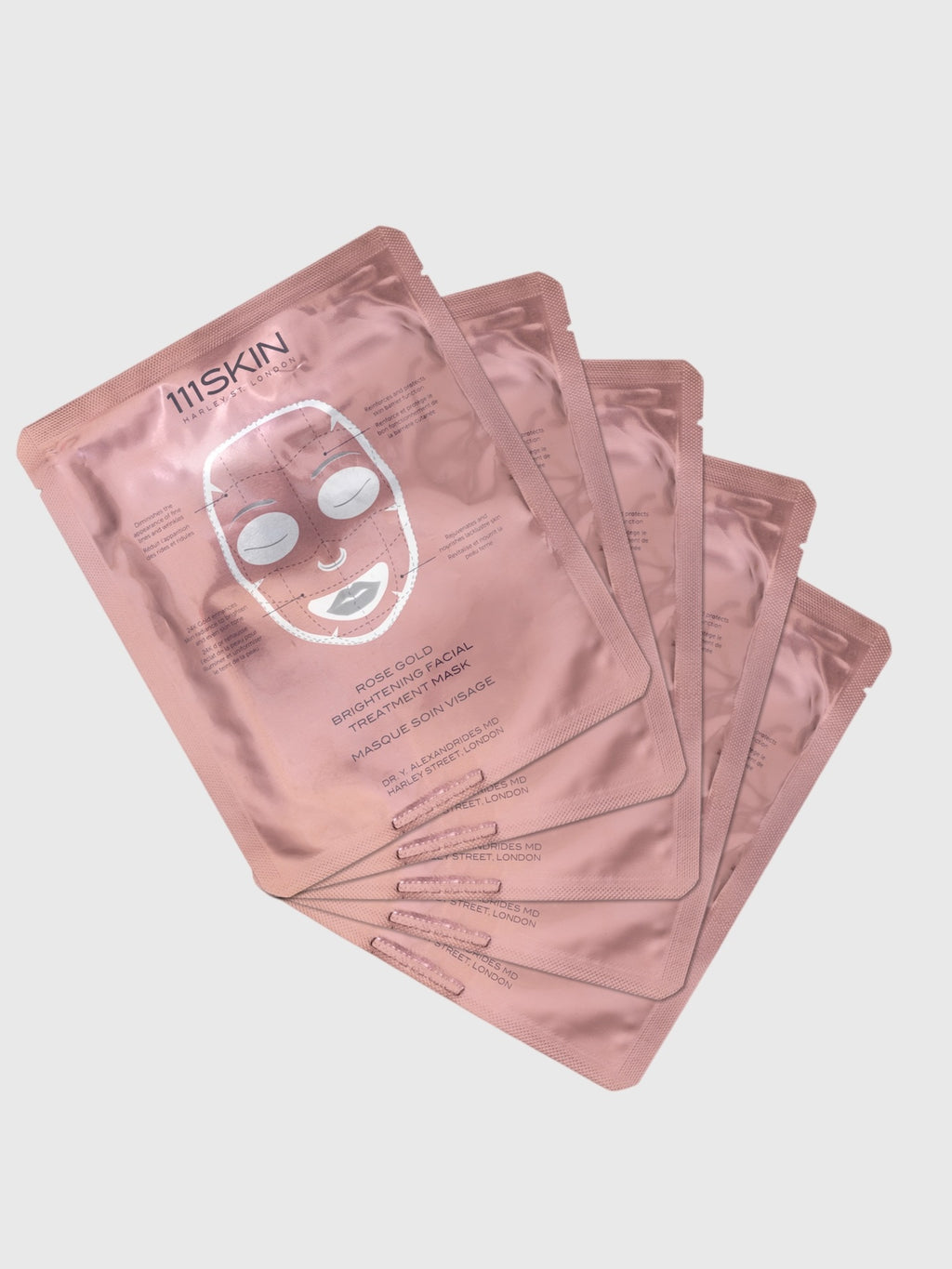 111SKIN Rose Gold Brightening Facial Treatment Mask 5 Pack - Saint Bernard