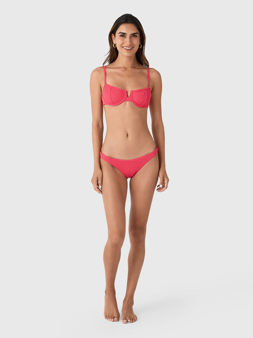 L Space Women's Ribbed Rocky Bikini Bottom - Saint Bernard