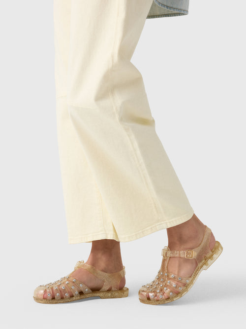 Loeffler Randall Women's Rhys Glitter Jelly Sandal