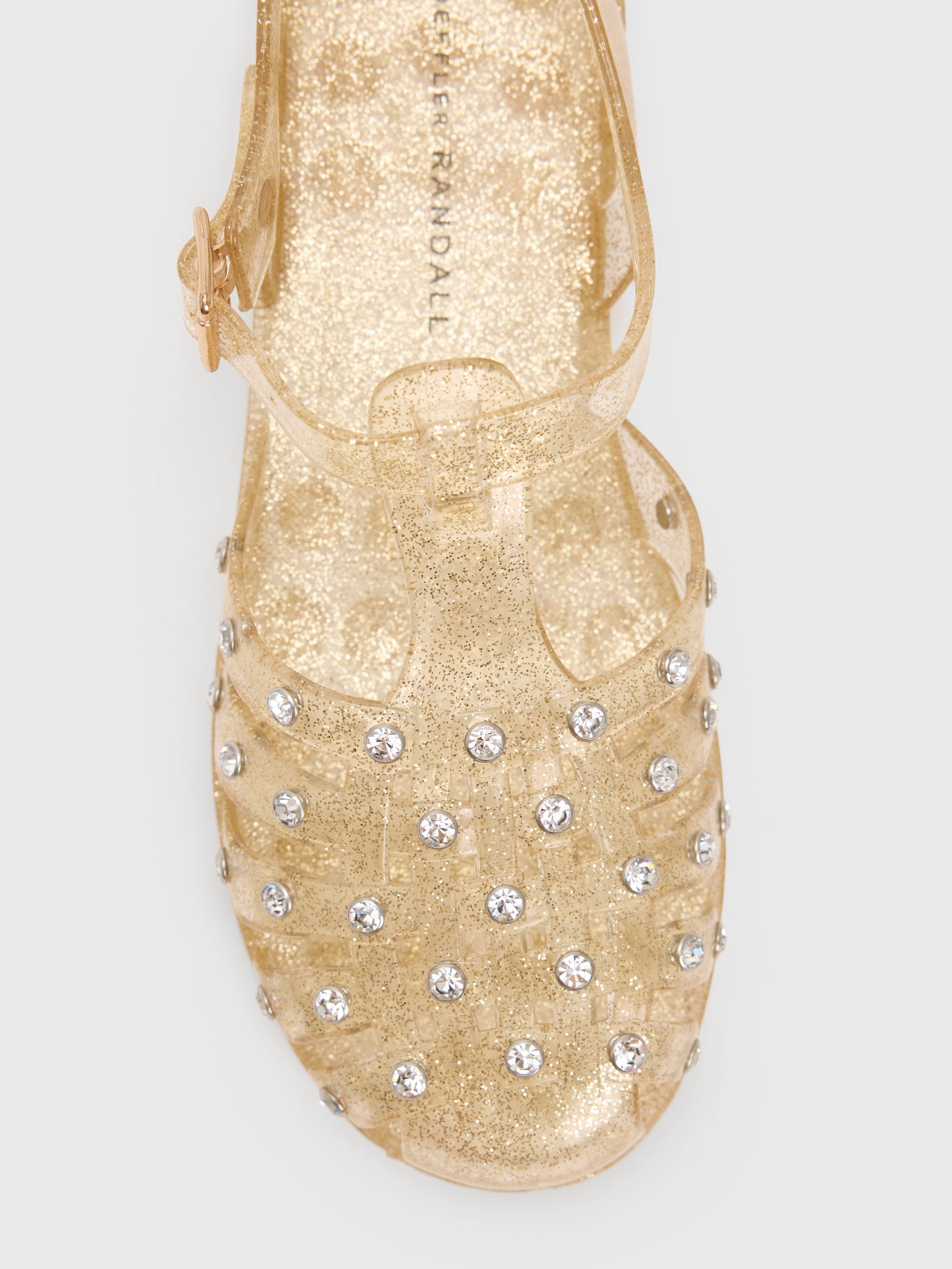 Loeffler Randall Women's Rhys Glitter Jelly Sandal - Saint Bernard