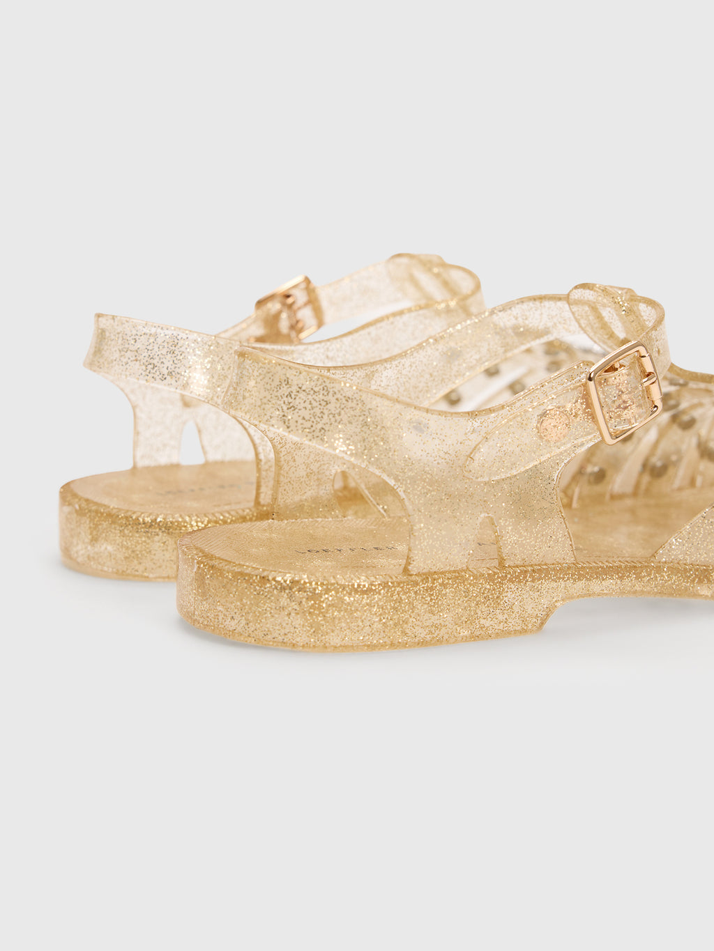 Loeffler Randall Women's Rhys Glitter Jelly Sandal - Saint Bernard