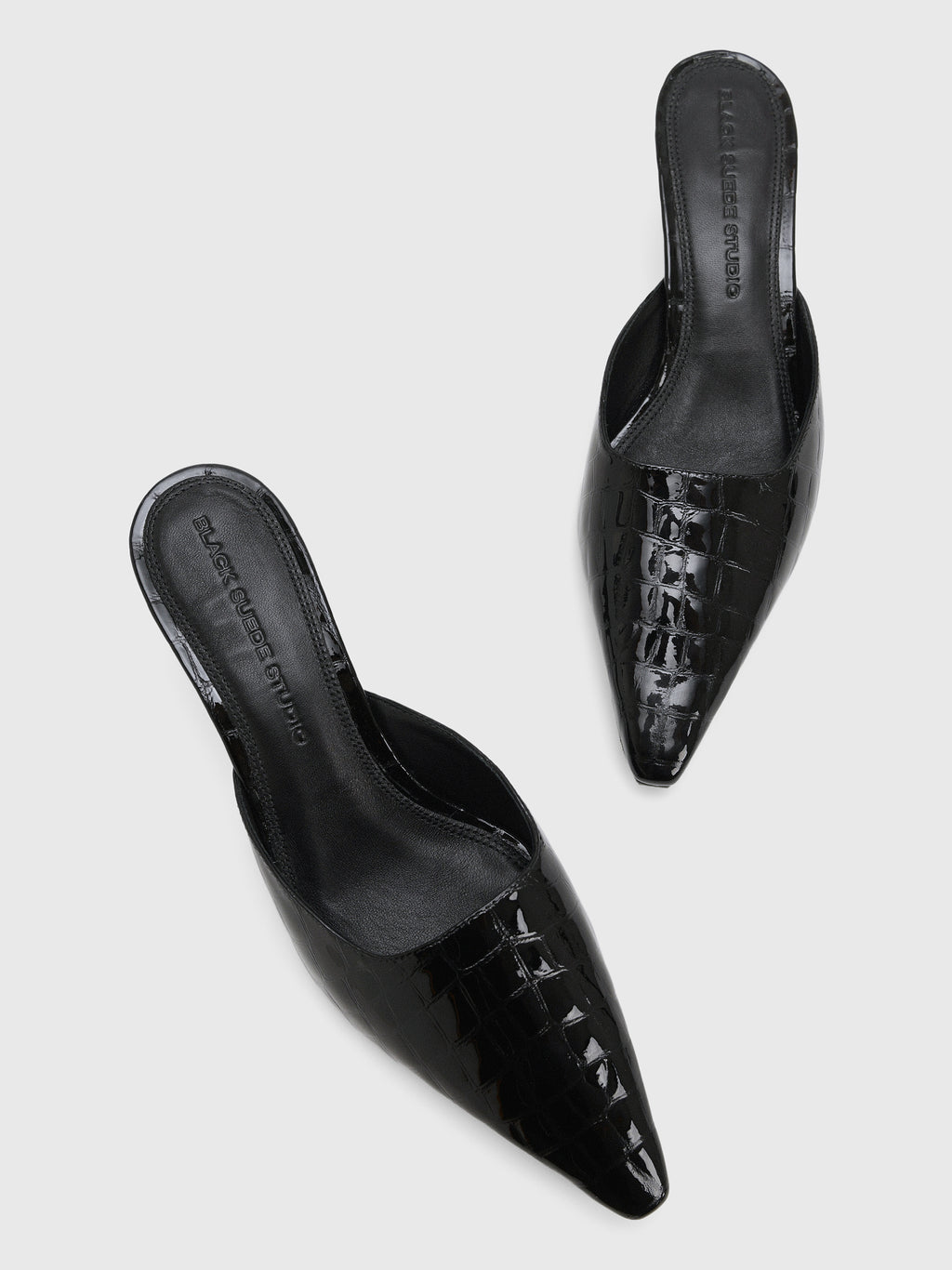 Black Suede Studio Women's Riley 50 Heel - Saint Bernard