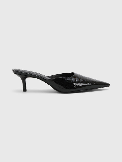 Black Suede Studio Women's Riley 50 Heel - Saint Bernard