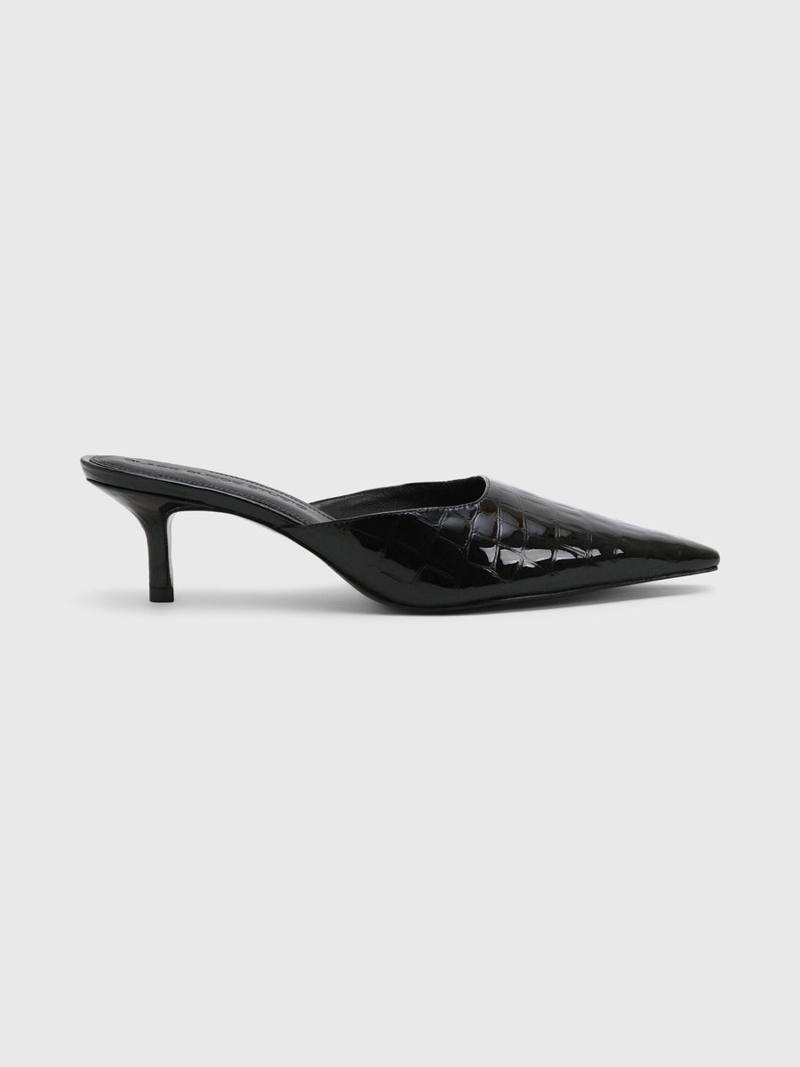 Black Suede Studio Women's Riley 50 Heel - Saint Bernard