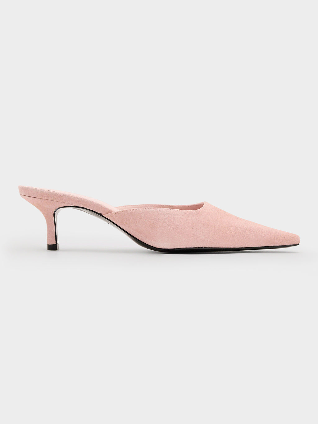 Black Suede Studio Women's Riley Heel - Saint Bernard