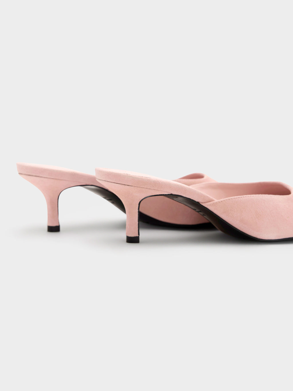 Black Suede Studio Women's Riley Heel - Saint Bernard