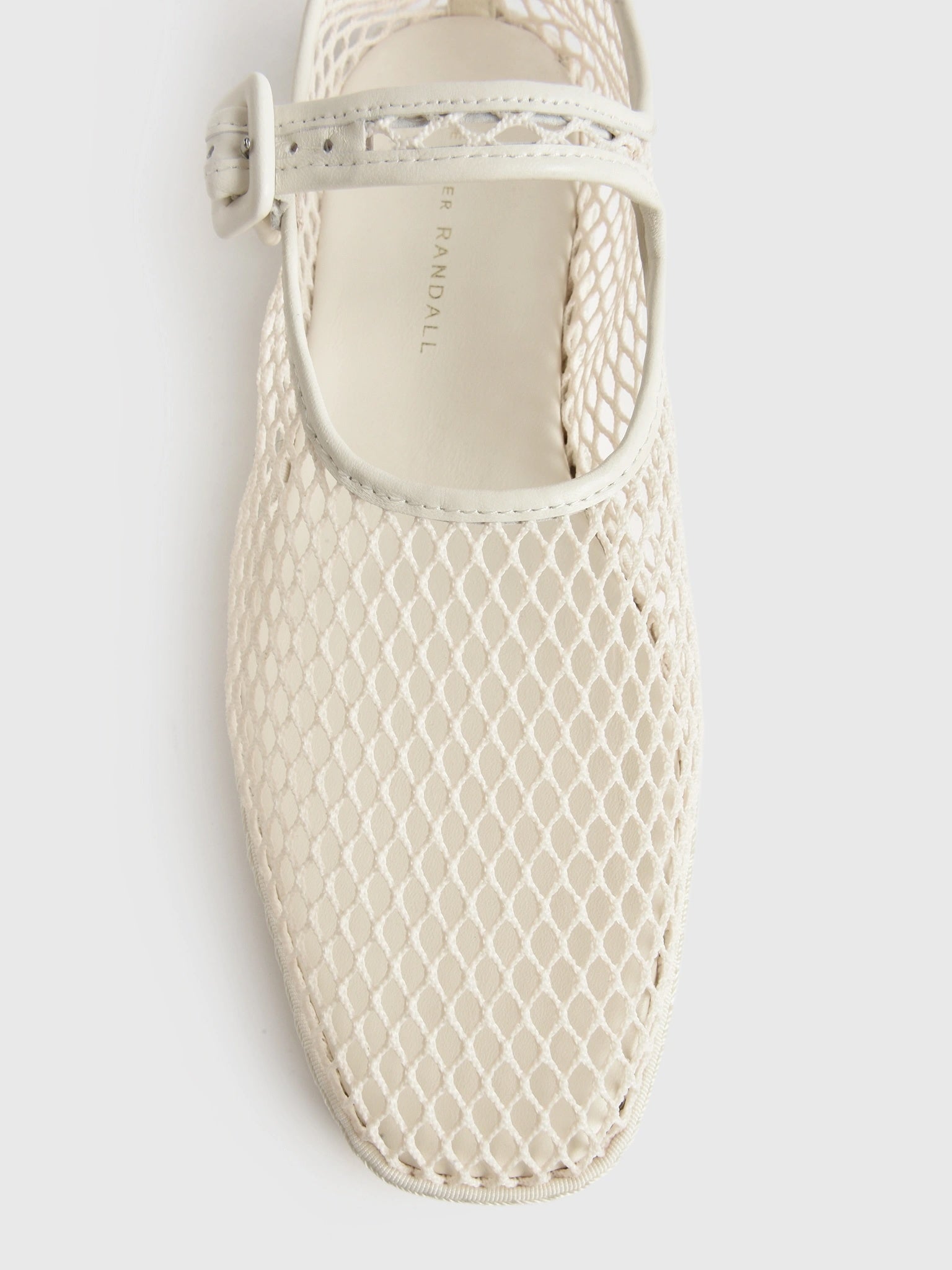 Loeffler Randall Women's Rita Netted Mary Jane Flat - Saint Bernard