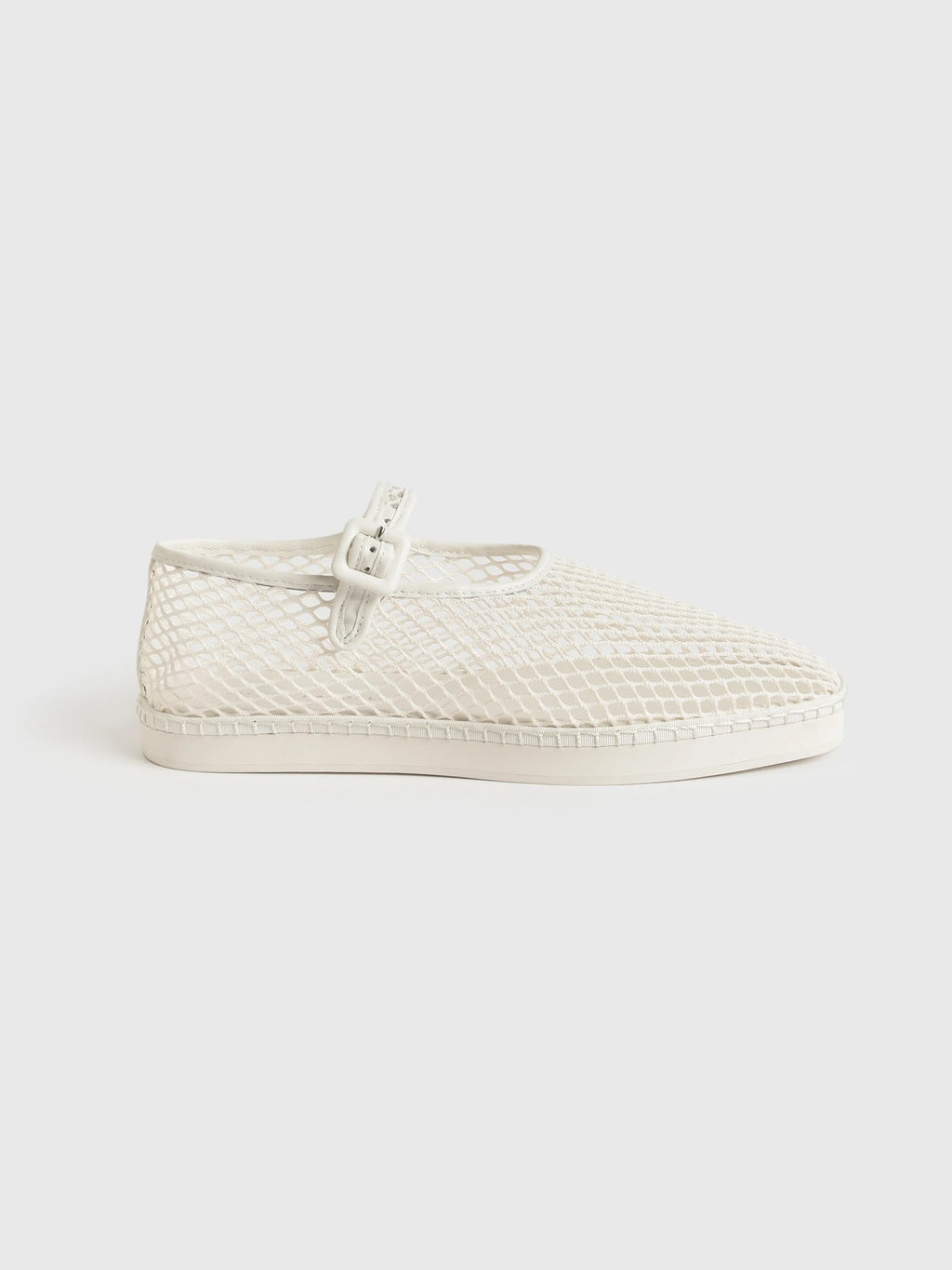 Loeffler Randall Women's Rita Netted Mary Jane Flat - Saint Bernard
