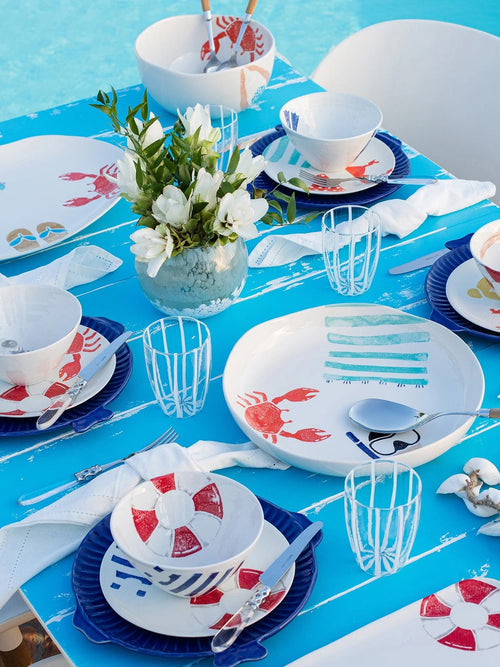 Vietri Riviera Assorted Salad Plates Set