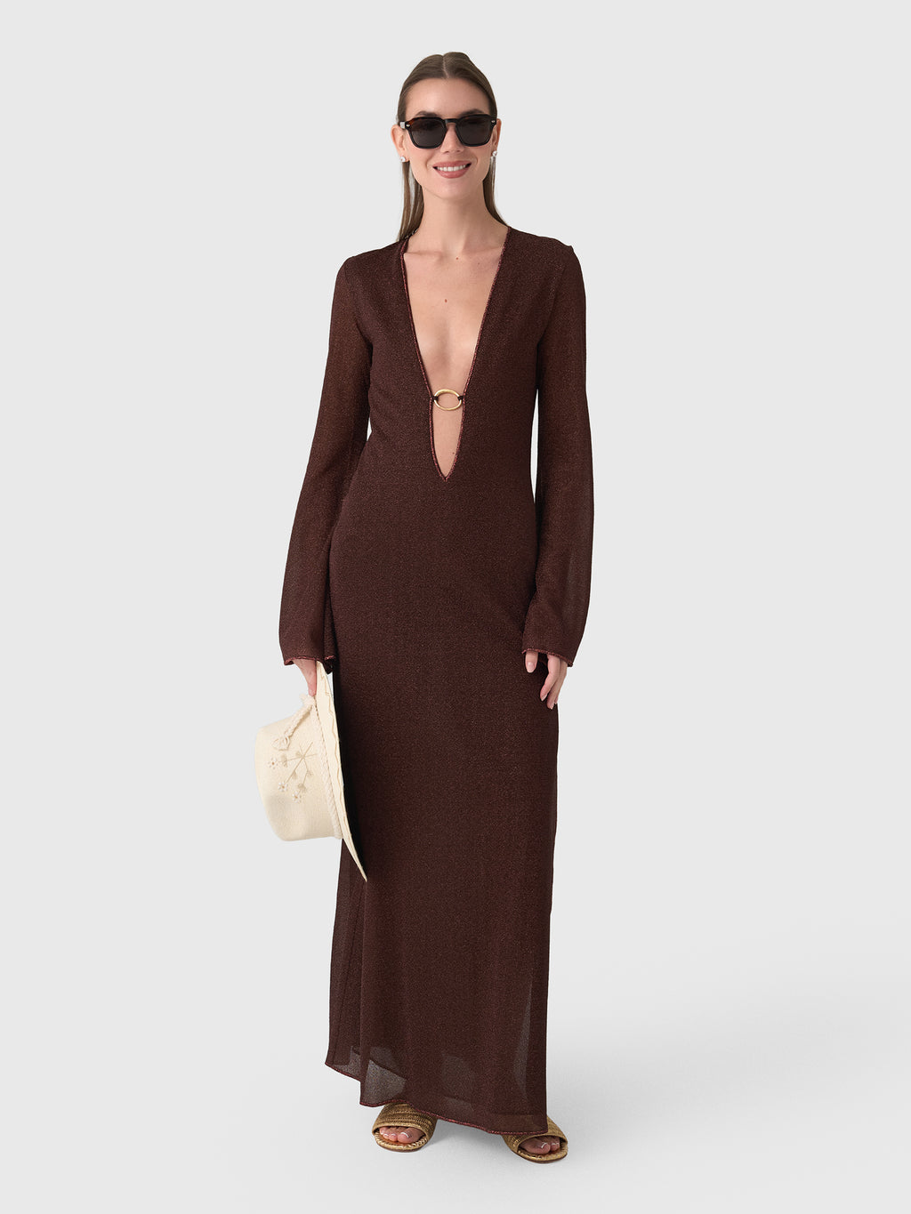 Oseree Women's Lumiére O-Long Kaftan - Saint Bernard