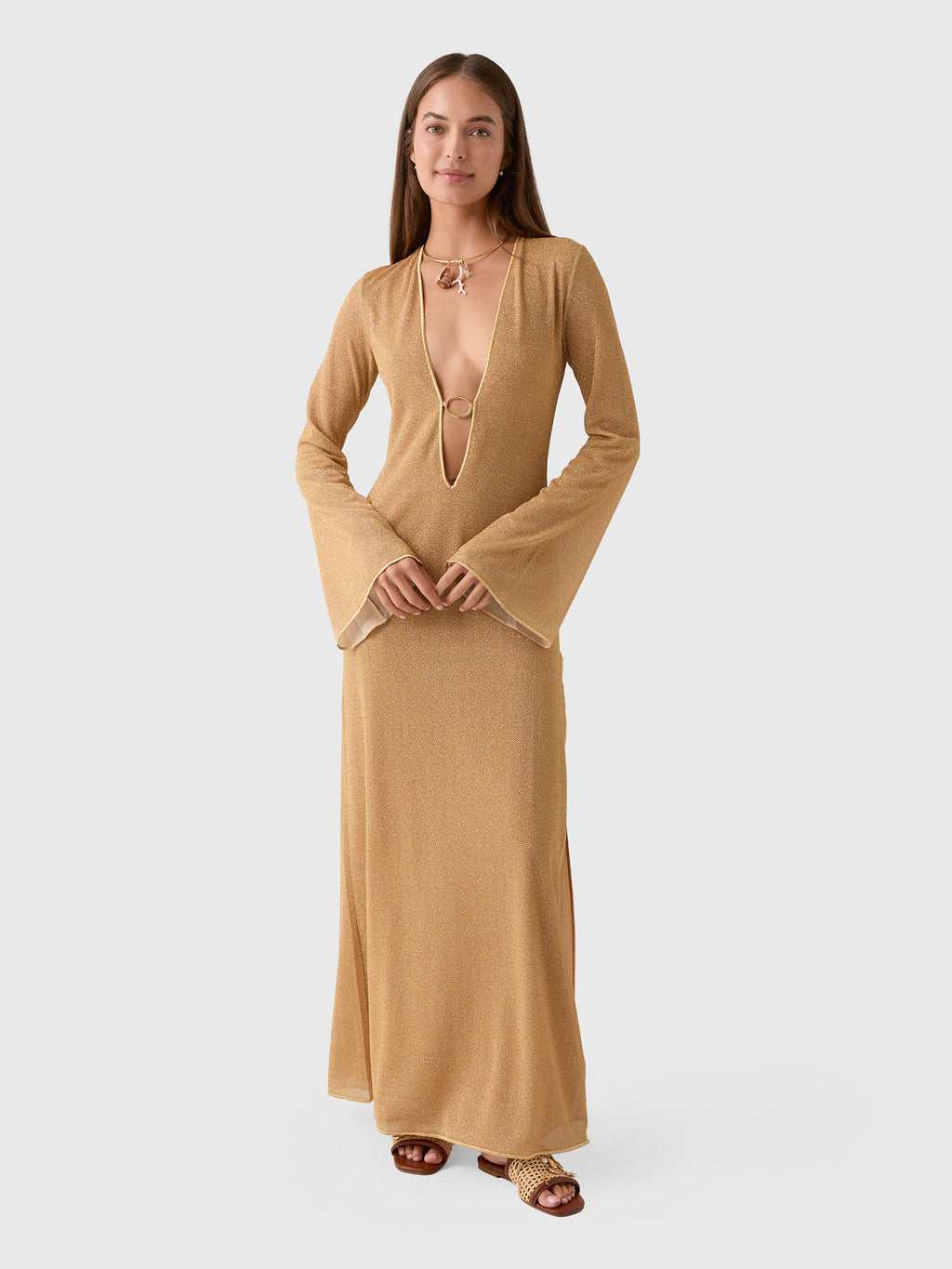 Oseree Women's Lumiére O-Long Kaftan - Saint Bernard
