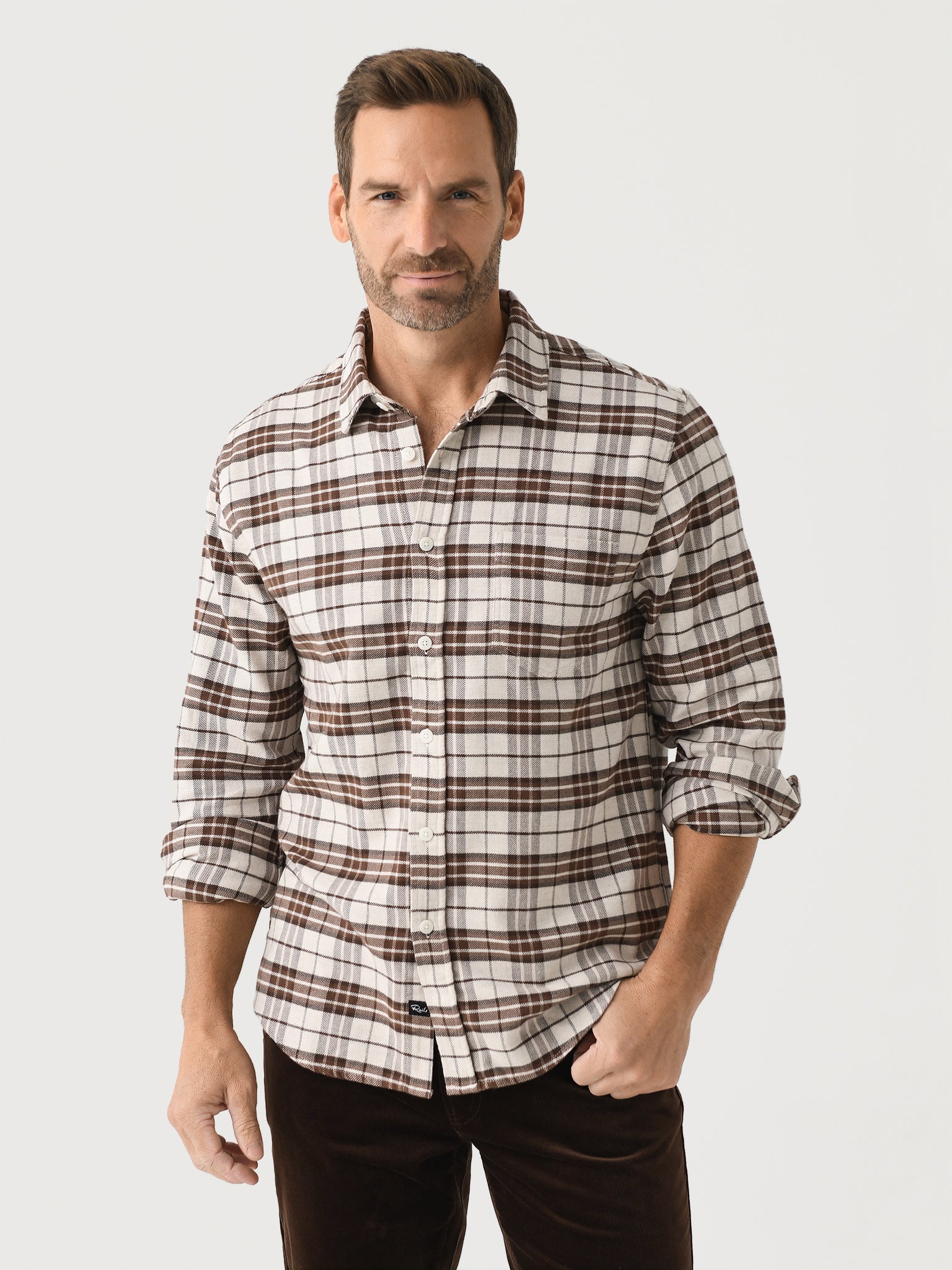 Rails Men's Forrest Button-Down Shirt - Saint Bernard