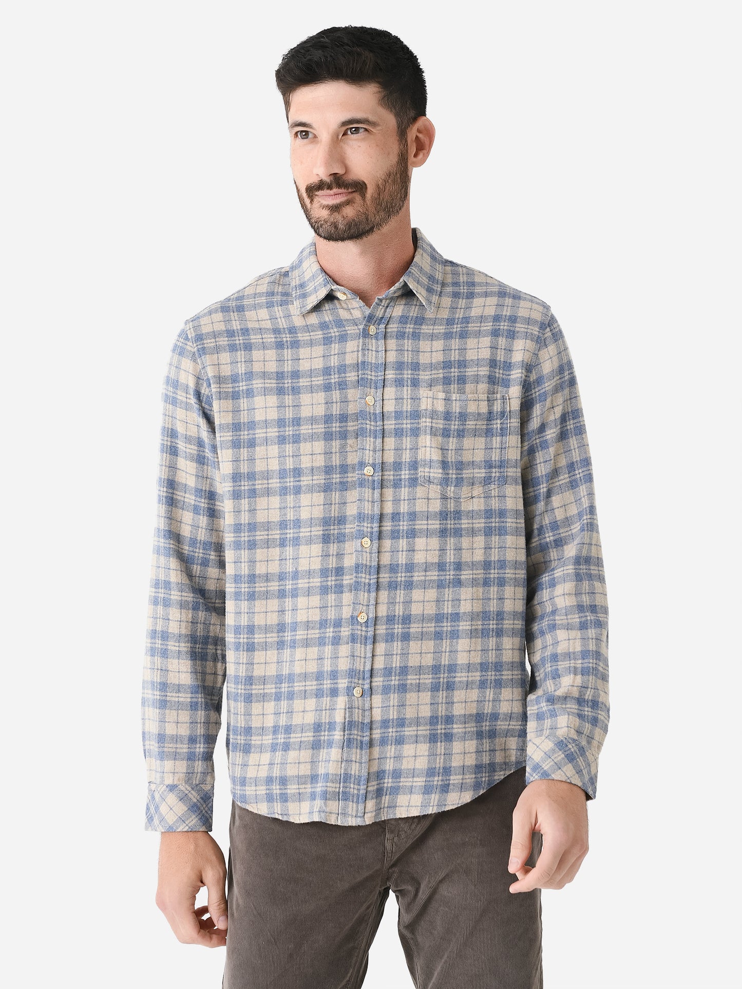 Rails Men's Lennox Button-Down Shirt - Saint Bernard