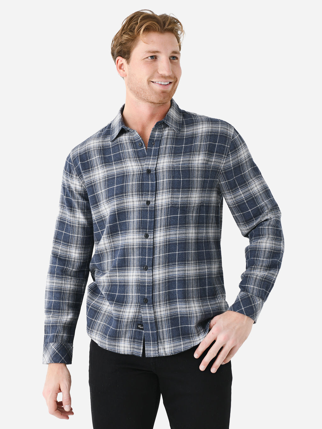 Rails Men's Lennox Button-Down Shirt - Saint Bernard